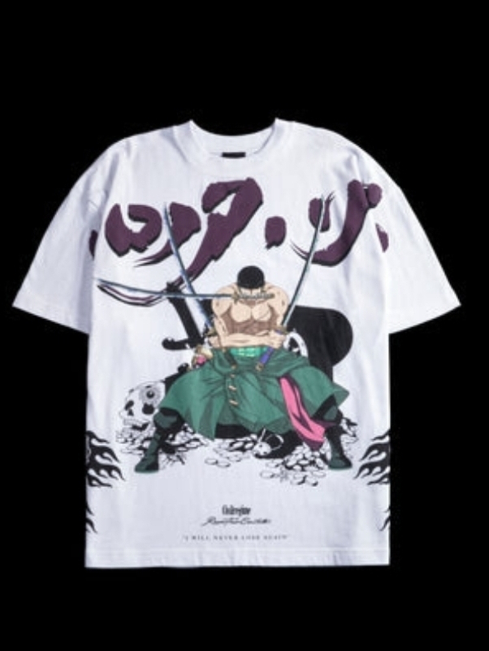 Civil Regime x One Piece "Zoro Rise" Oversized Tee - Size XXL